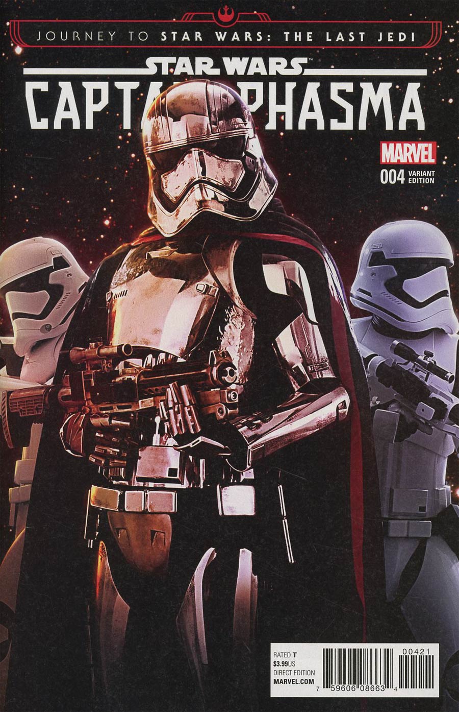 Journey To Star Wars The Last Jedi Captain Phasma #4 Cover B Incentive Movie Variant Cover