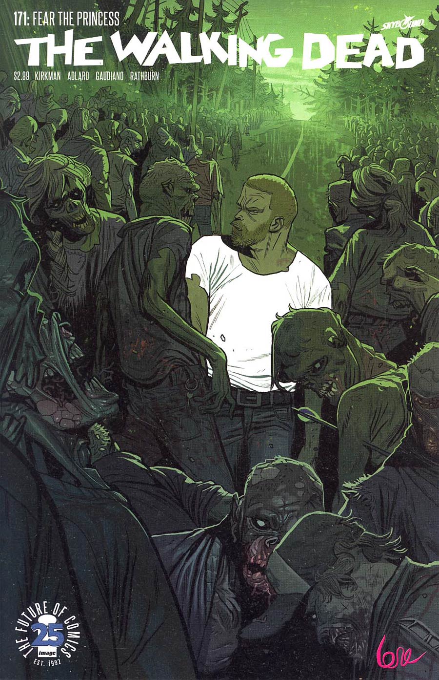 Walking Dead #171 Cover C Variant Lorenzo De Felici Pink Signature Cover