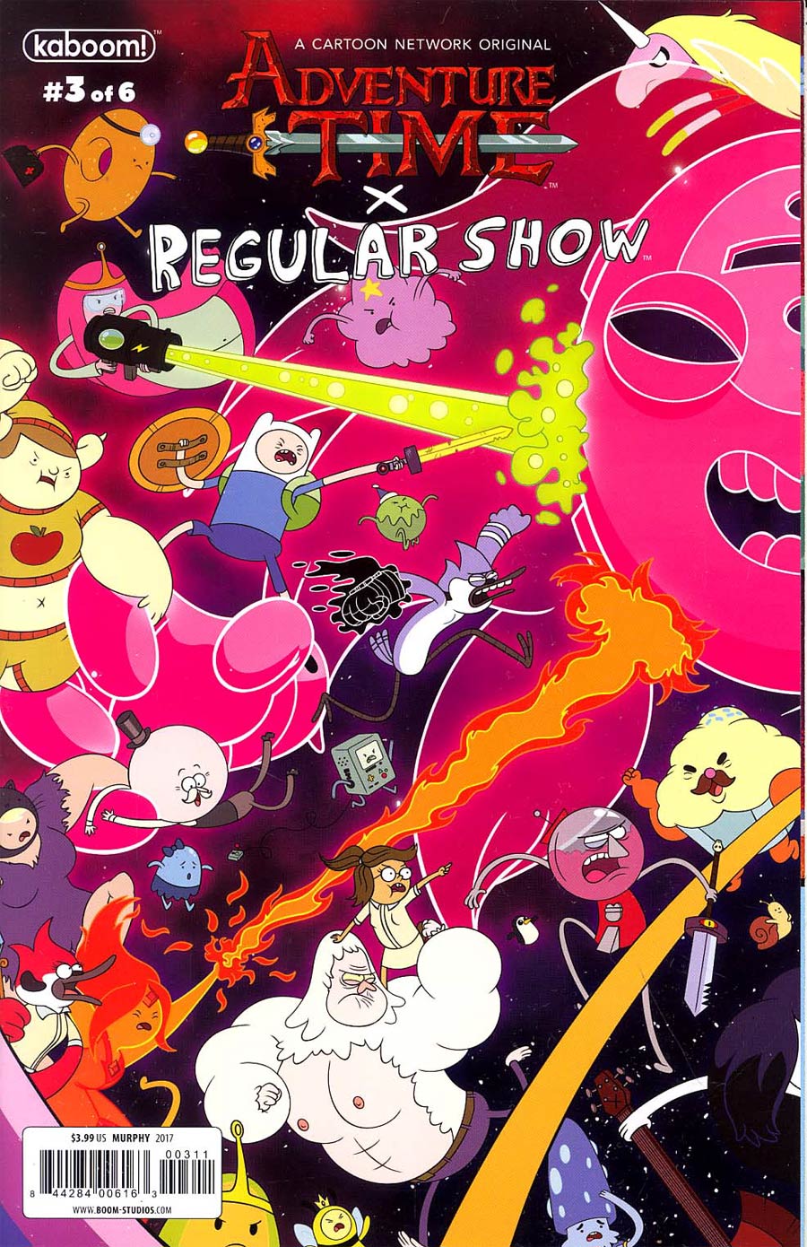 Adventure Time Regular Show #3 Cover A Regular Phil Murphy Connecting Left Cover