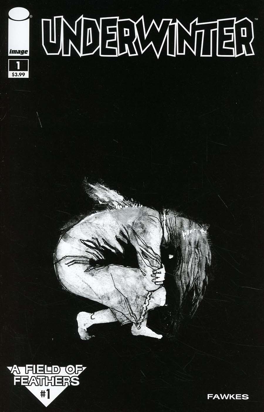 Underwinter A Field Of Feathers #1 Cover C Variant Ray Fawkes Walking Dead 85 Tribute Black & White Cover