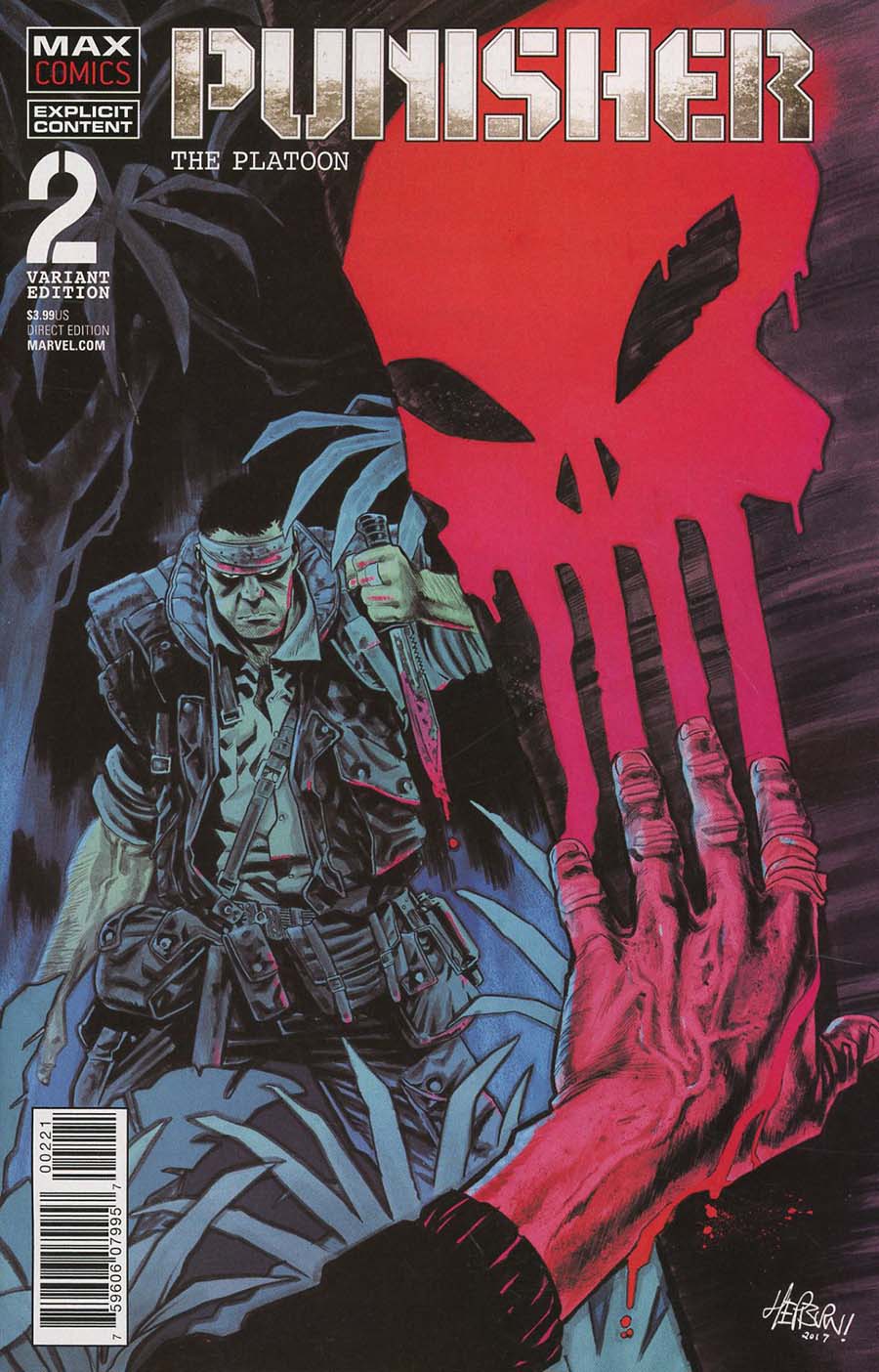 Punisher Platoon #2 Cover B Incentive Scott Hepburn Variant Cover