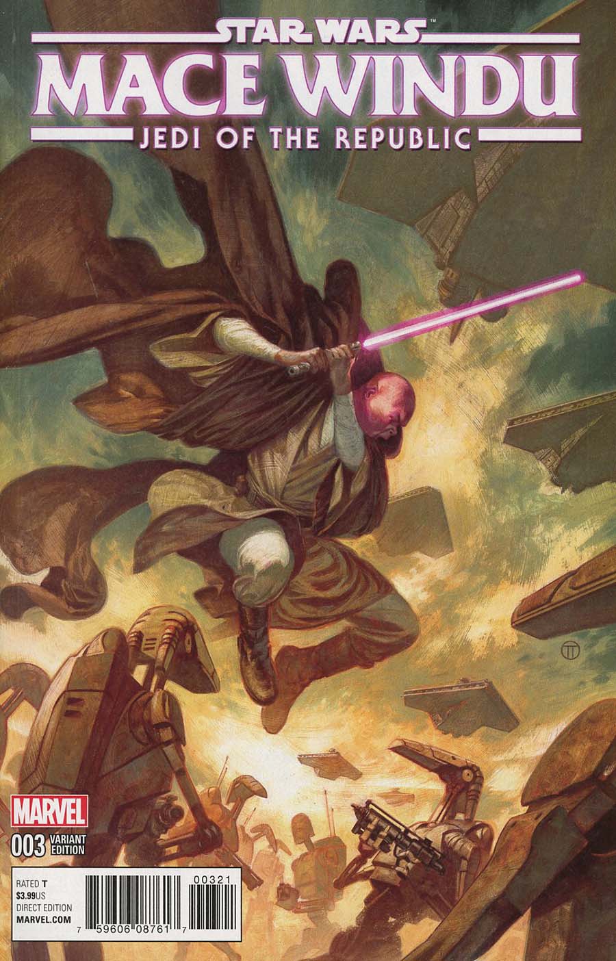 Star Wars Jedi Of The Republic Mace Windu #3 Cover C Incentive Julian Totino Tedesco Variant Cover