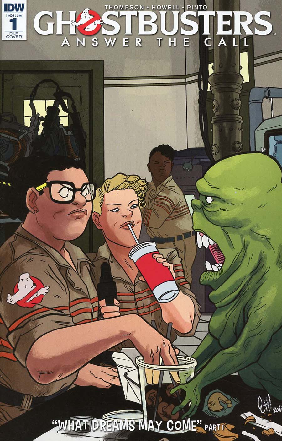 Ghostbusters Answer The Call #1 Cover D Incentive Elsa Charretier Variant Cover