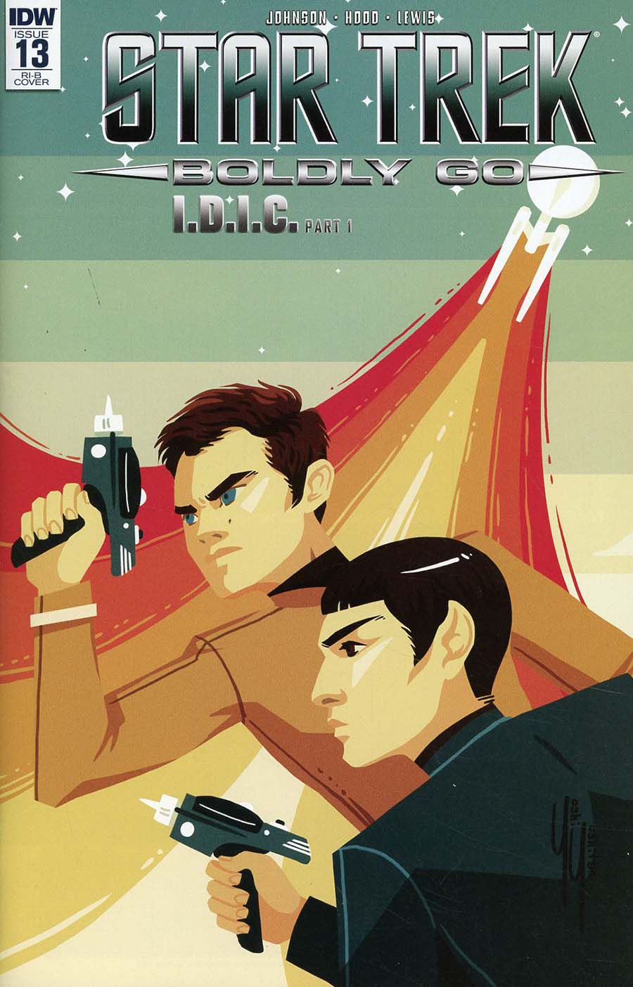 Star Trek Boldly Go #13 Cover D Incentive Yoshi Yoshitani Variant Cover