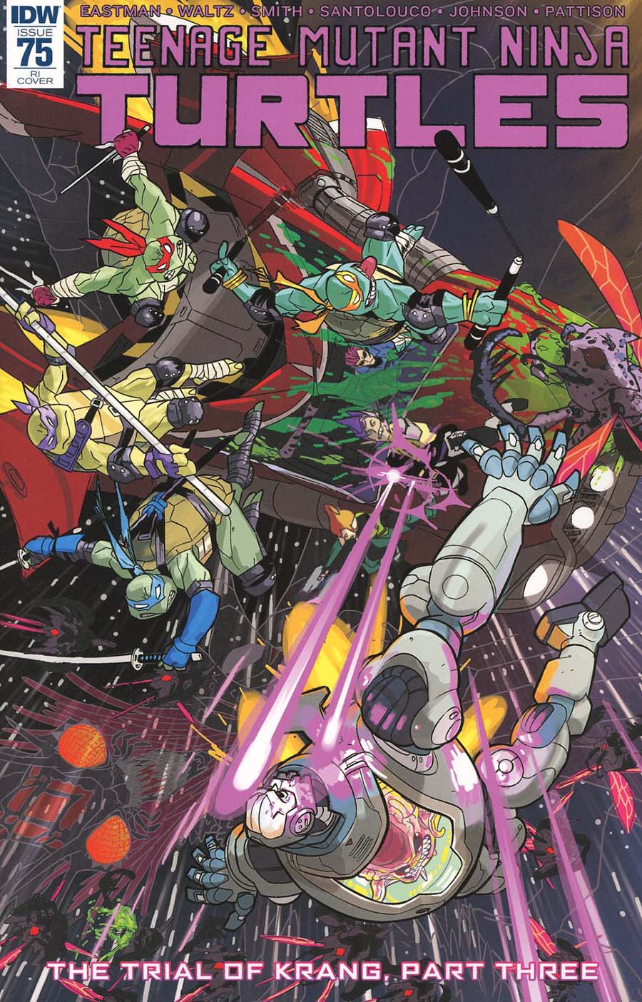 Teenage Mutant Ninja Turtles Vol 5 #75 Cover C Incentive Ben Bates Variant Cover