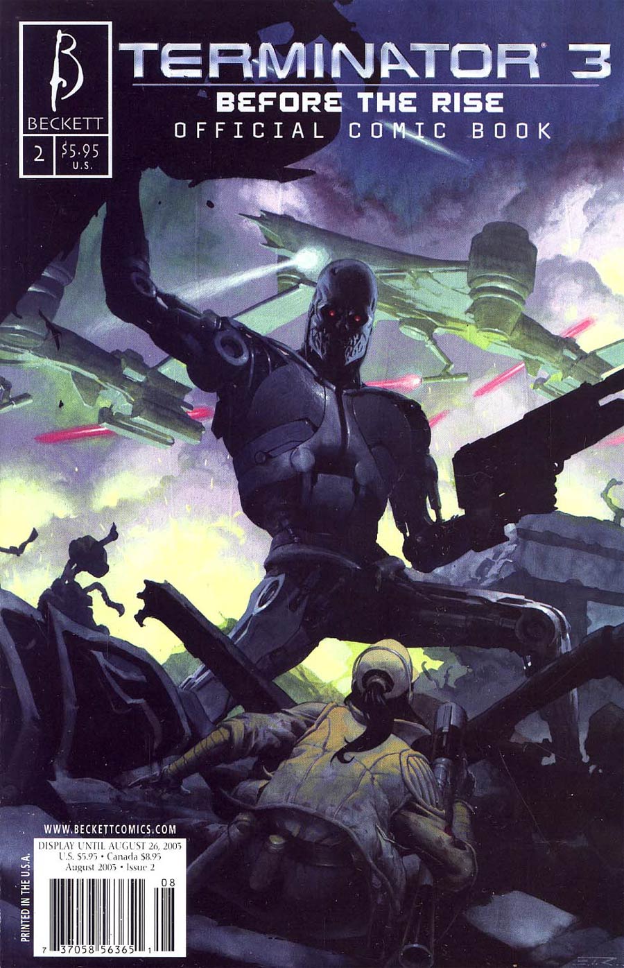 Terminator 3 #2 Before The Rise Cover B Ribic Cover