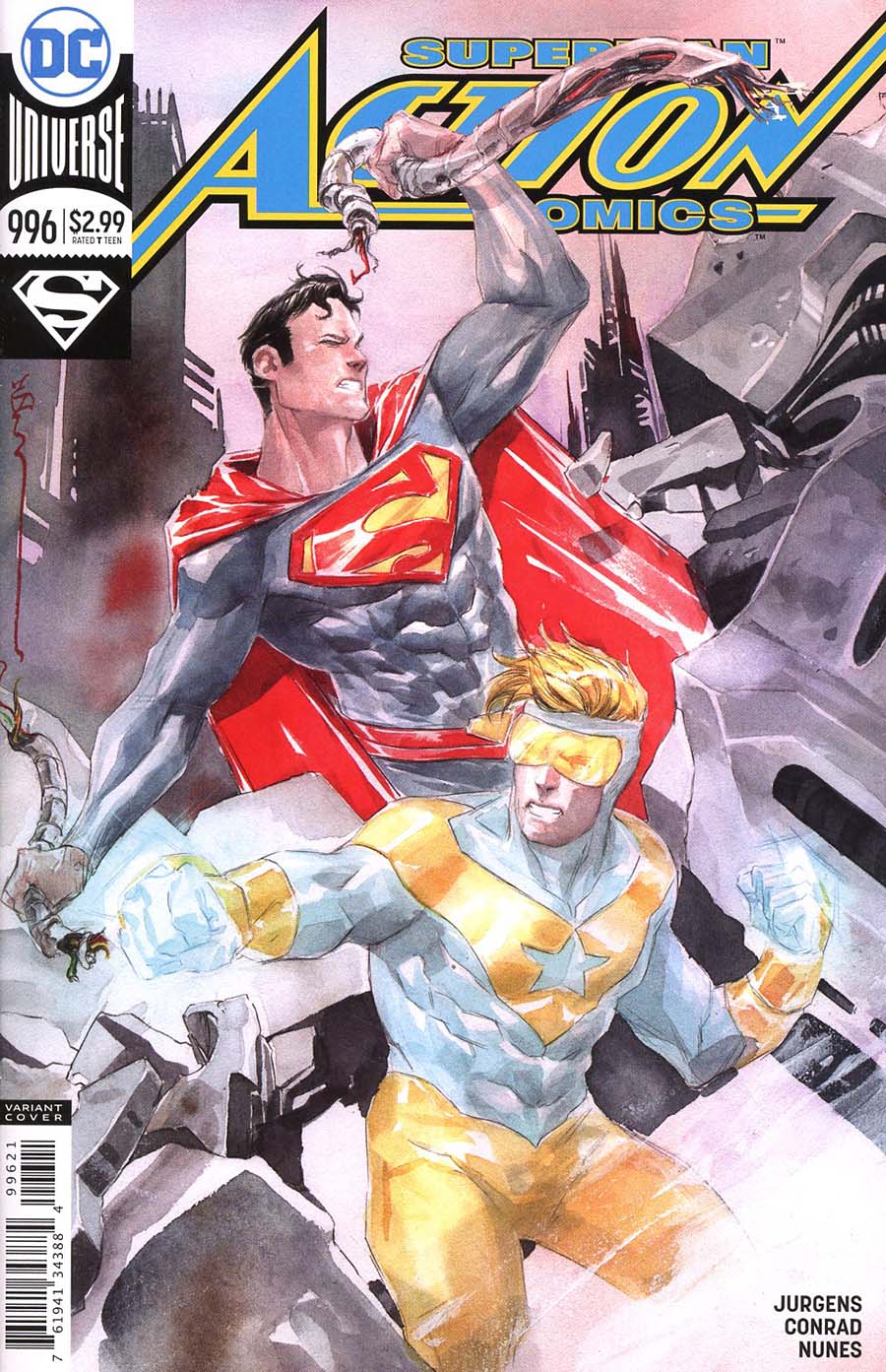 Action Comics Vol 2 #996 Cover B Variant Dustin Nguyen Cover