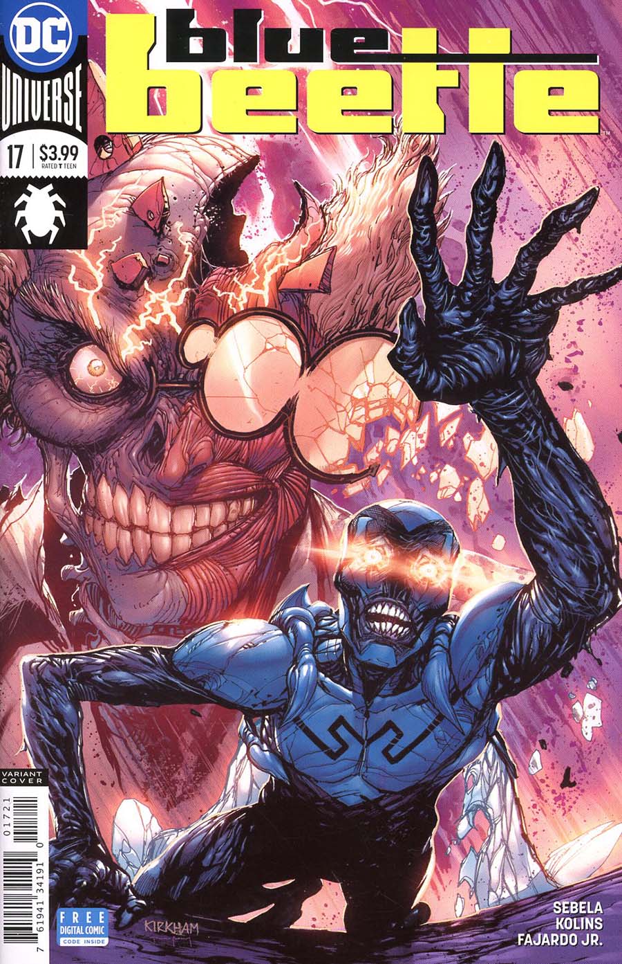 Blue Beetle (DC) Vol 4 #17 Cover B Variant Tyler Kirkham Cover