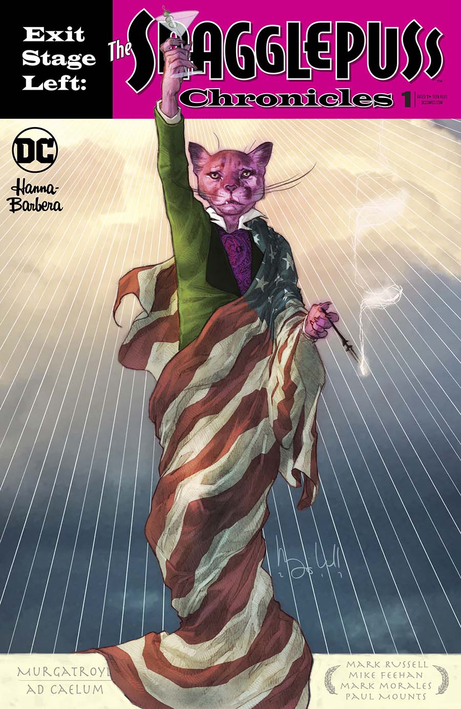 Exit Stage Left The Snagglepuss Chronicles #1 Cover A Regular Ben Caldwell Cover