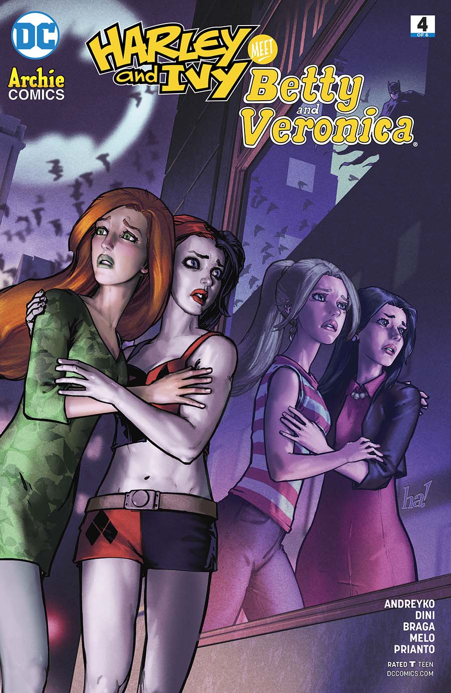 Harley & Ivy Meet Betty & Veronica #4 Cover B Variant Gene Ha Cover