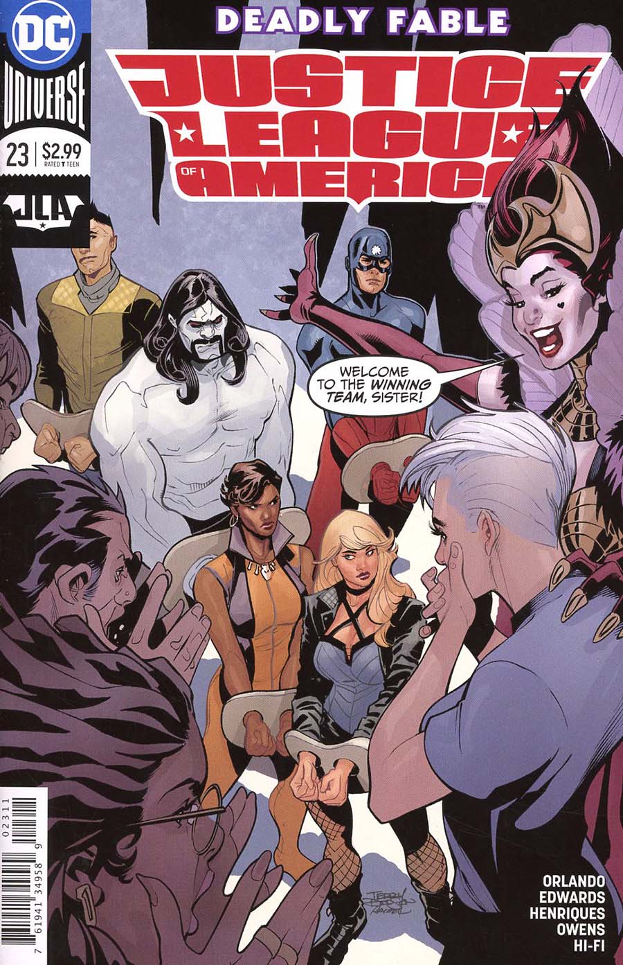 Justice League Of America Vol 5 #23 Cover A Regular Terry Dodson & Rachel Dodson Cover