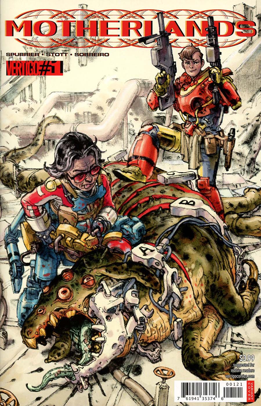 Motherlands #1 Cover B Variant Kim Jung-Gi Cover
