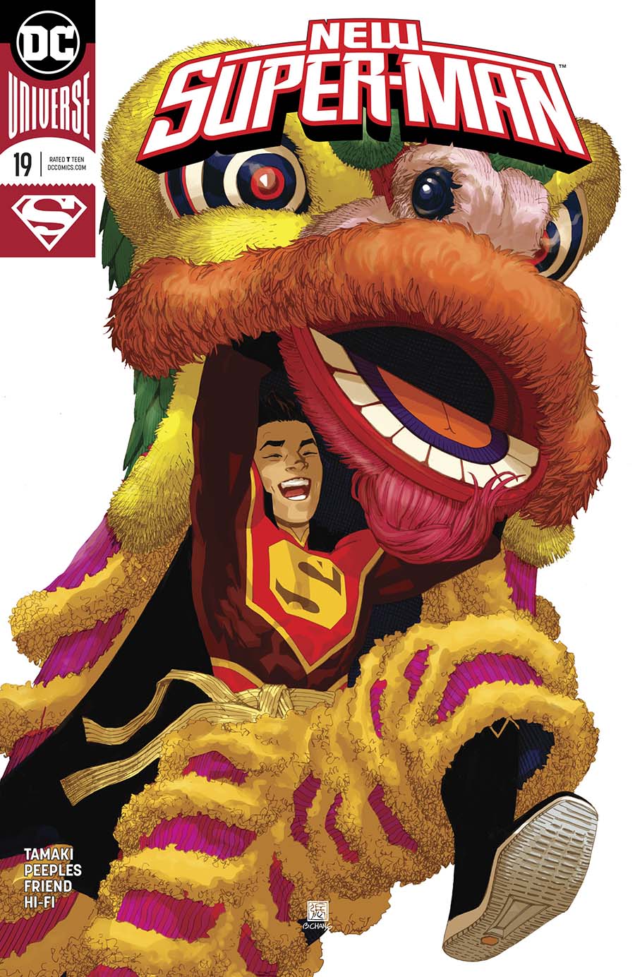 New Super-Man #19 Cover B Variant Bernard Chang Cover