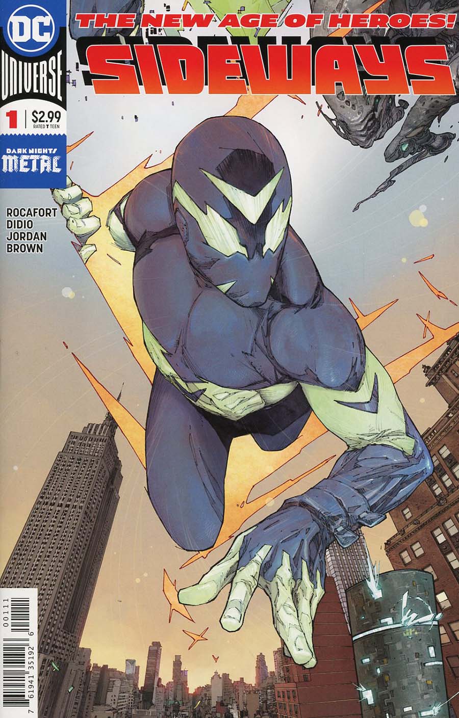 Sideways #1 Cover A 1st Ptg Vertical Foldout Cover