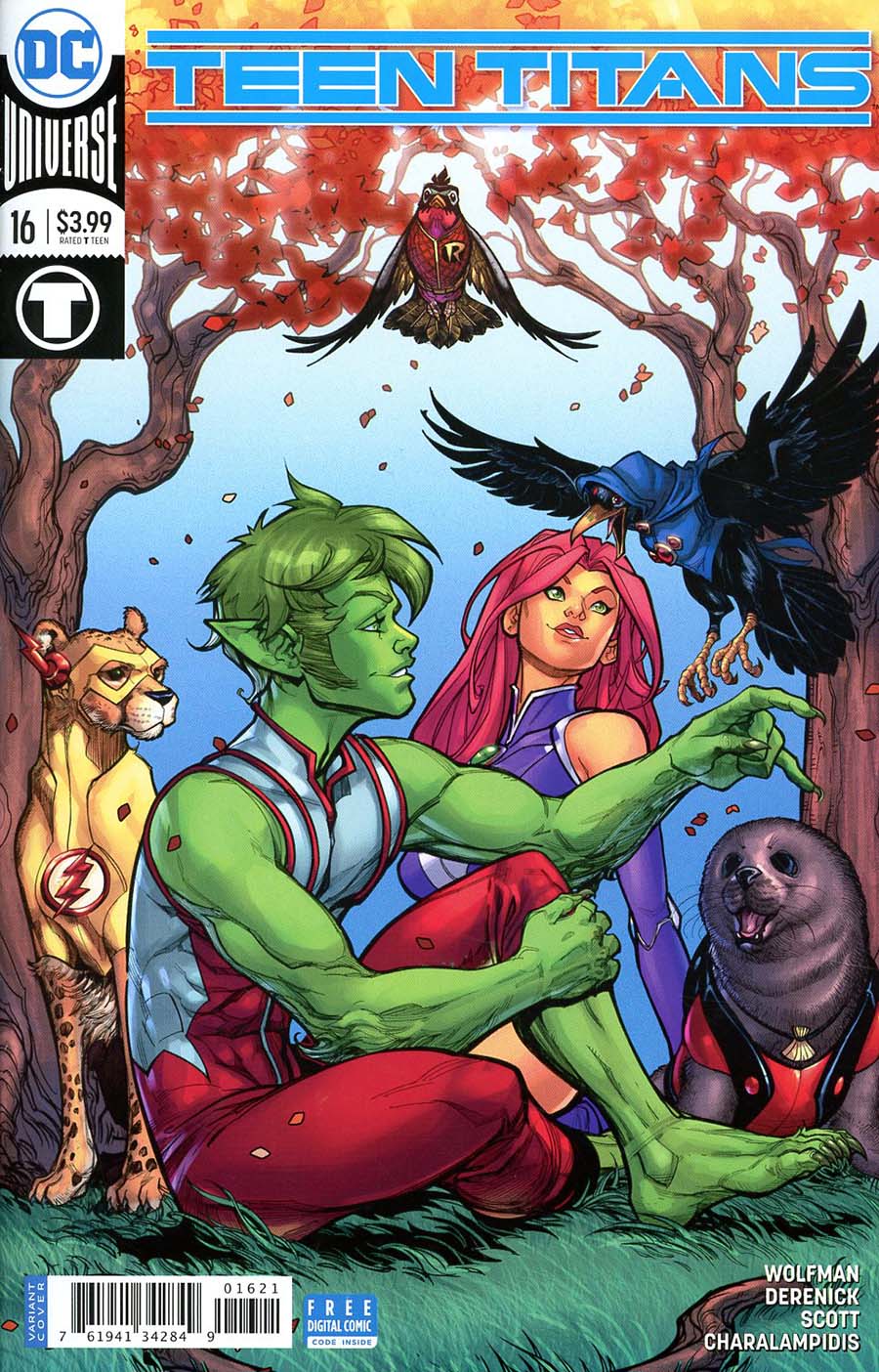 Teen Titans Vol 6 #16 Cover B Variant Chad Hardin Cover