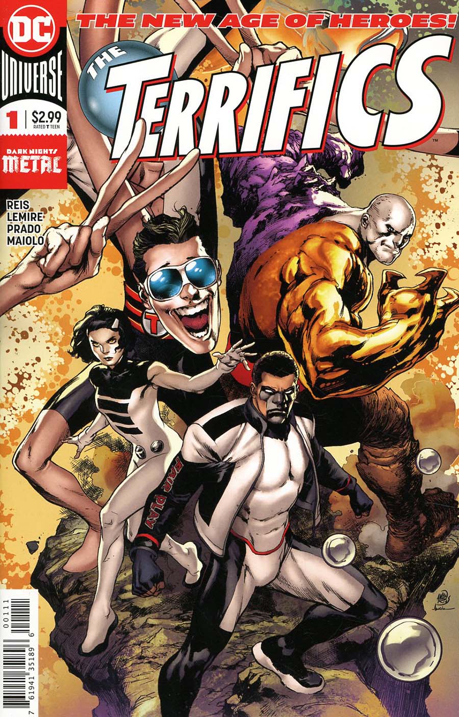 Terrifics #1 Cover A 1st Ptg Regular Ivan Reis Vertical Foldout Cover