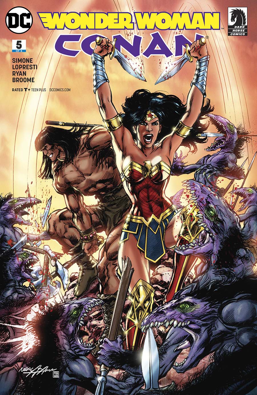 Wonder Woman Conan #5 Cover B Variant Neal Adams Cover