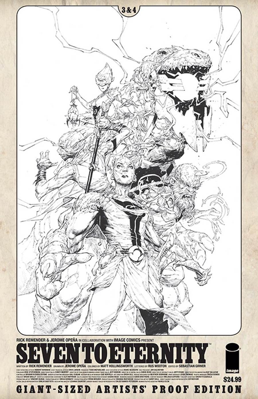 Image Giant-Sized Artists Proof Edition Seven To Eternity #2