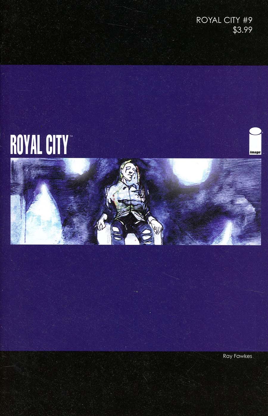 Royal City #9 Cover B Variant Ray Fawkes 1990s Album Homage Cover