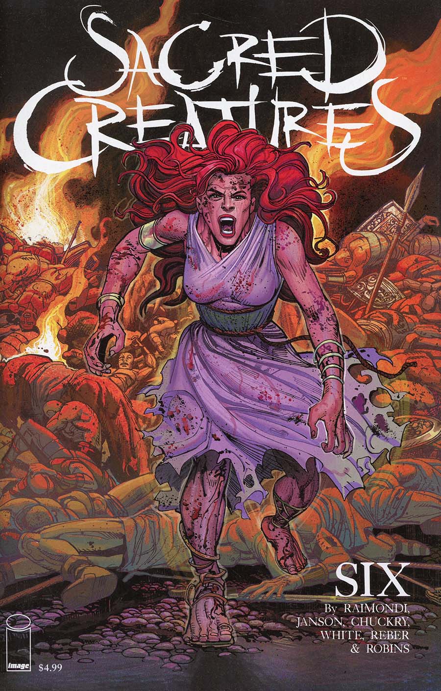 Sacred Creatures #6 Cover B Variant Klaus Janson Cover