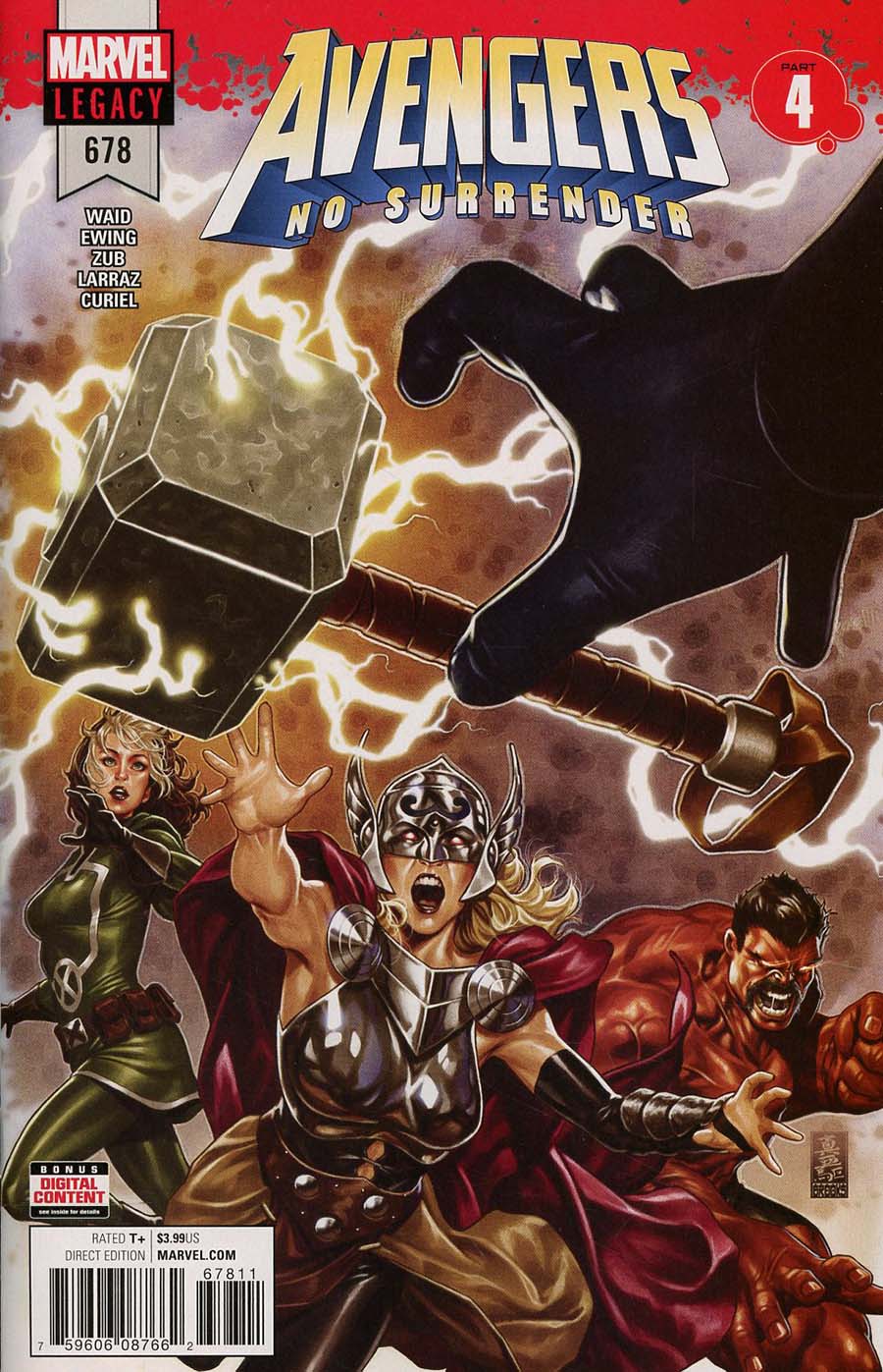 Avengers Vol 6 #678 Cover A 1st Ptg Regular Mark Brooks Cover (No Surrender Part 4)(Marvel Legacy Tie-In)