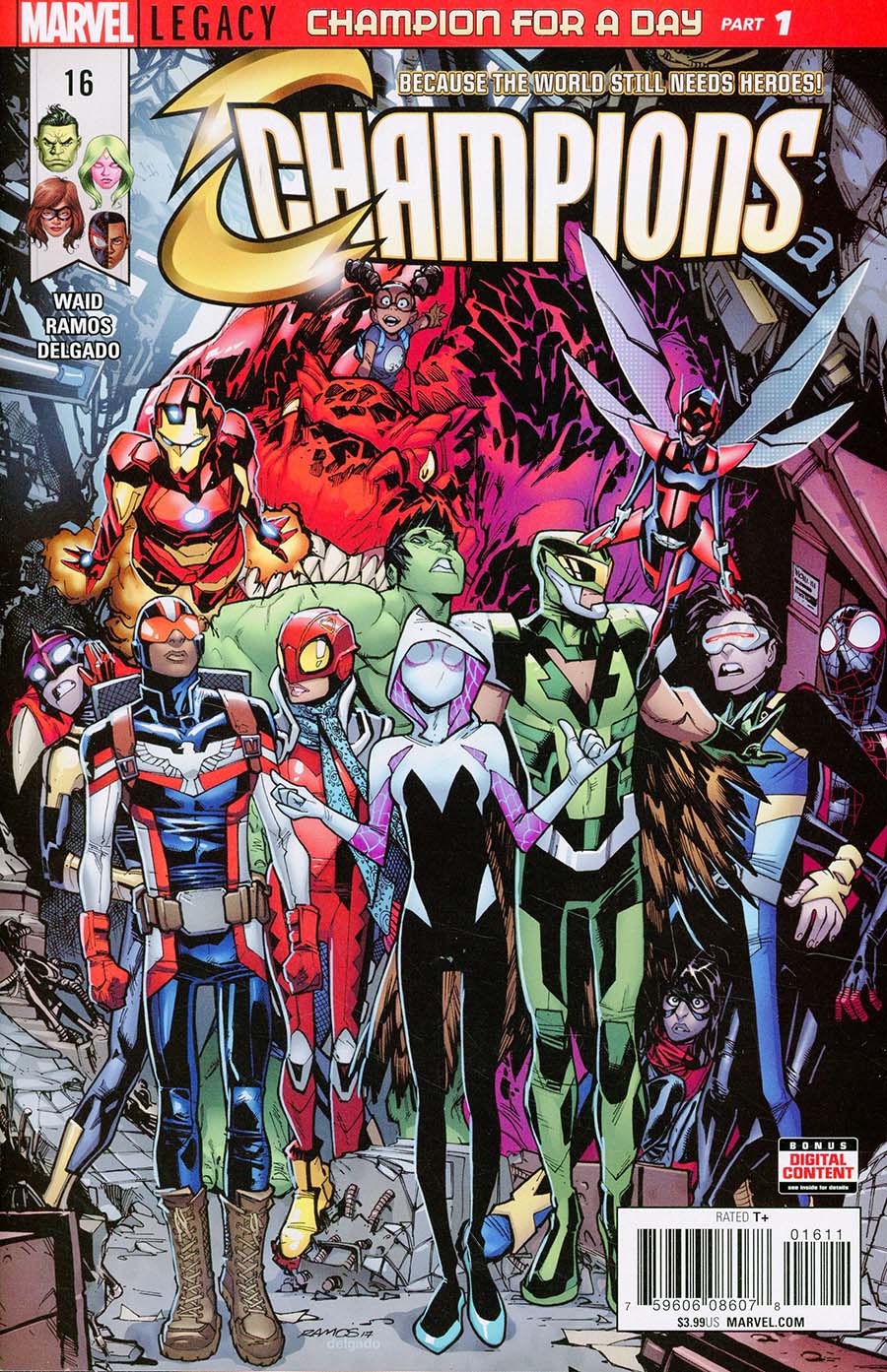 Champions (Marvel) Vol 2 #16 (Marvel Legacy Tie-In)