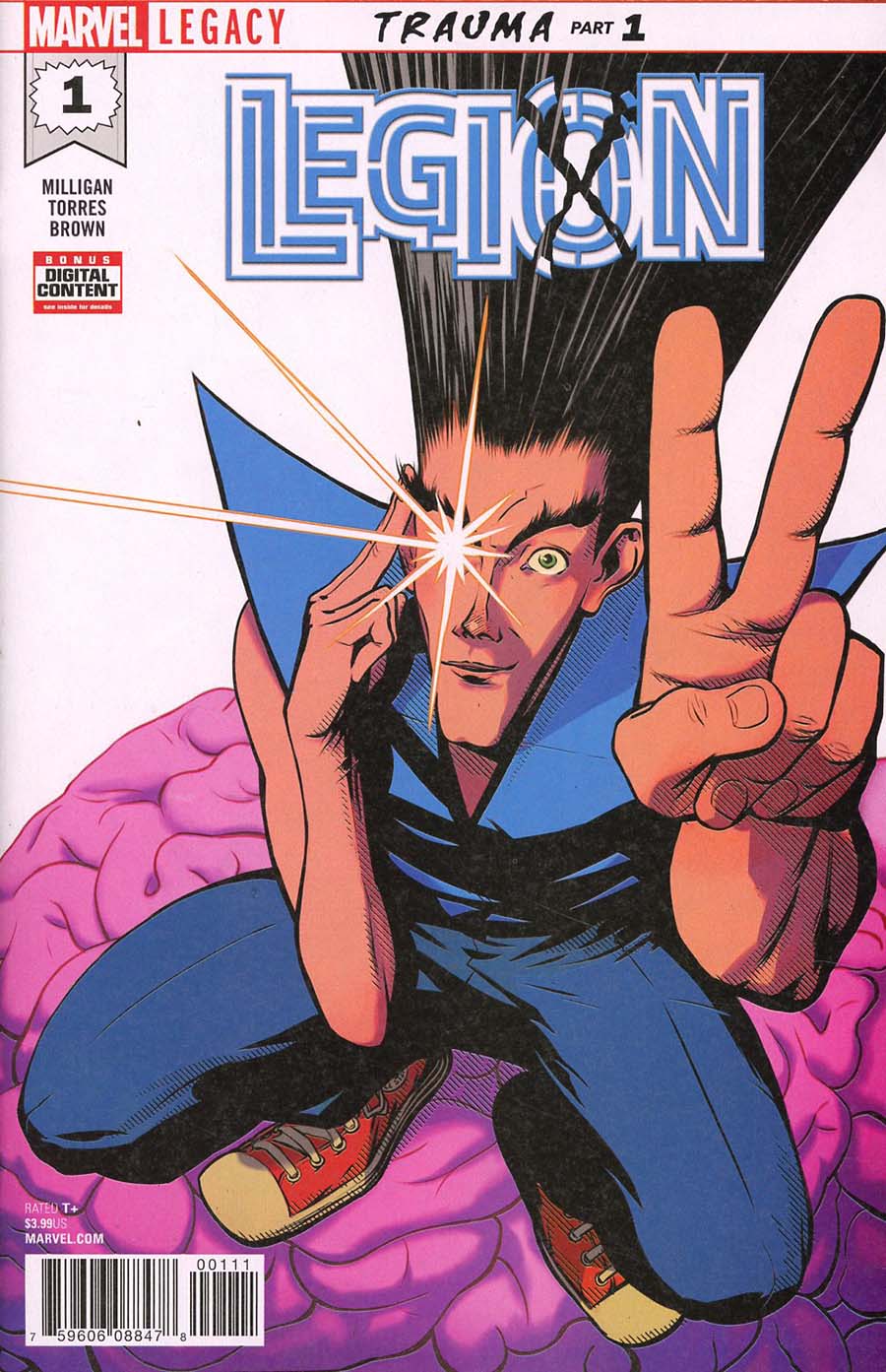 Legion (Marvel) #1 Cover A 1st Ptg Regular Javier Rodriguez Cover (Marvel Legacy Tie-In)