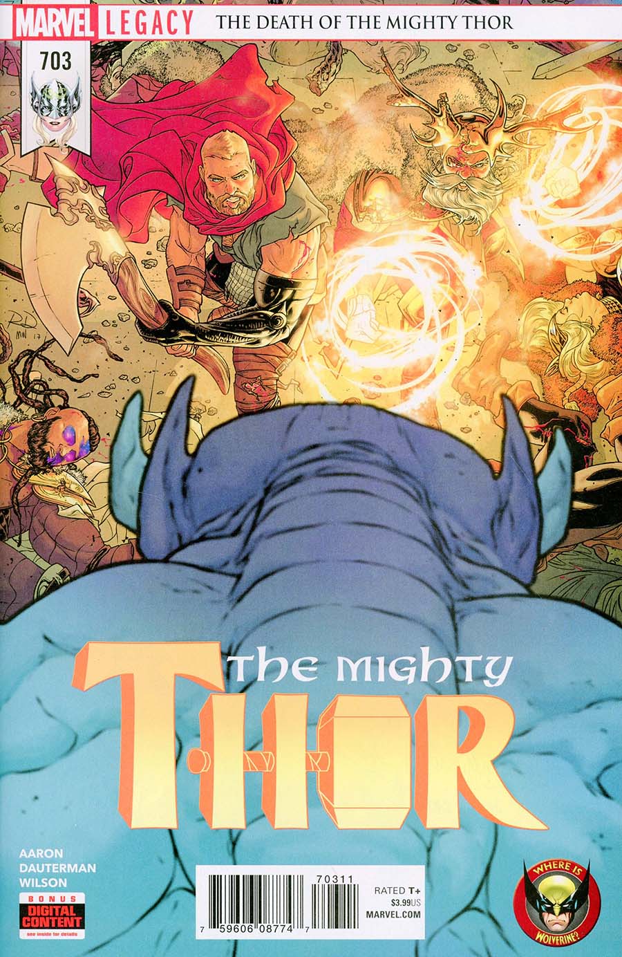 Mighty Thor Vol 2 #703 Cover A Regular Russell Dauterman Cover (Marvel Legacy Tie-In)