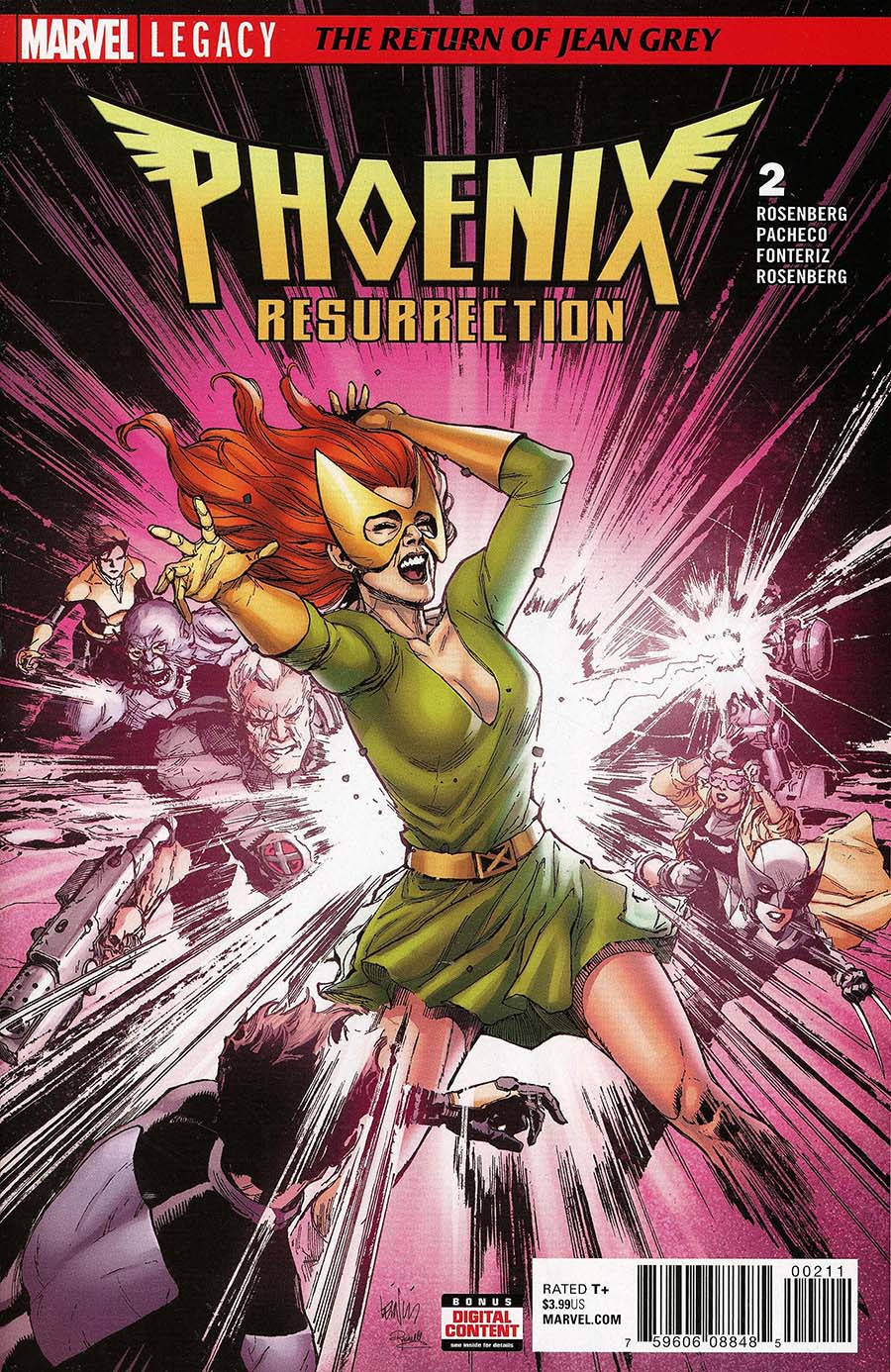 Phoenix Resurrection Return Of (Adult) Jean Grey #2 Cover A Regular Leinil Francis Yu Cover (Marvel Legacy Tie-In)