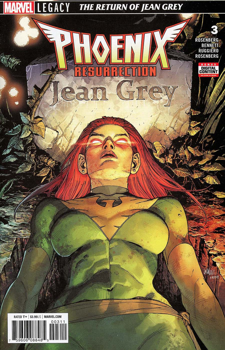 Phoenix Resurrection Return Of (Adult) Jean Grey #3 Cover A Regular Leinil Francis Yu Cover (Marvel Legacy Tie-In)