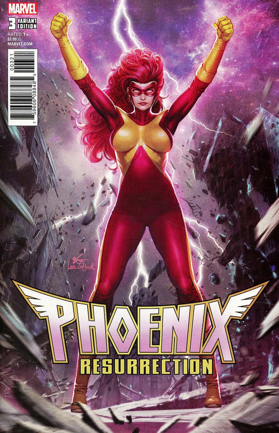 Phoenix Resurrection Return Of (Adult) Jean Grey #3 Cover B Variant In-Hyuk Lee Jean Grey Cover (Marvel Legacy Tie-In)