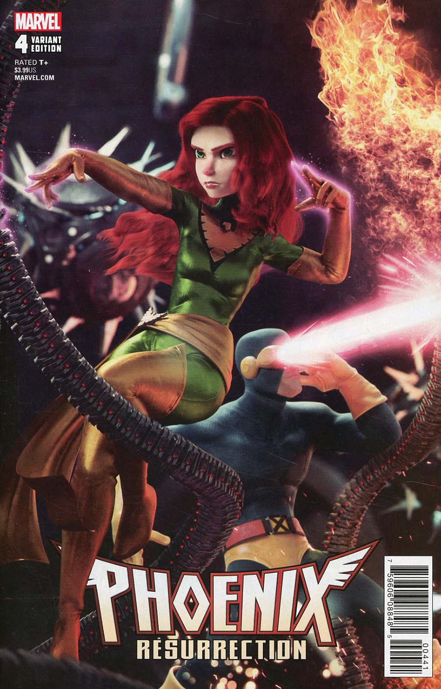 Phoenix Resurrection Return Of (Adult) Jean Grey #4 Cover C Variant Victor Hugo Connecting Cover (Marvel Legacy Tie-In)