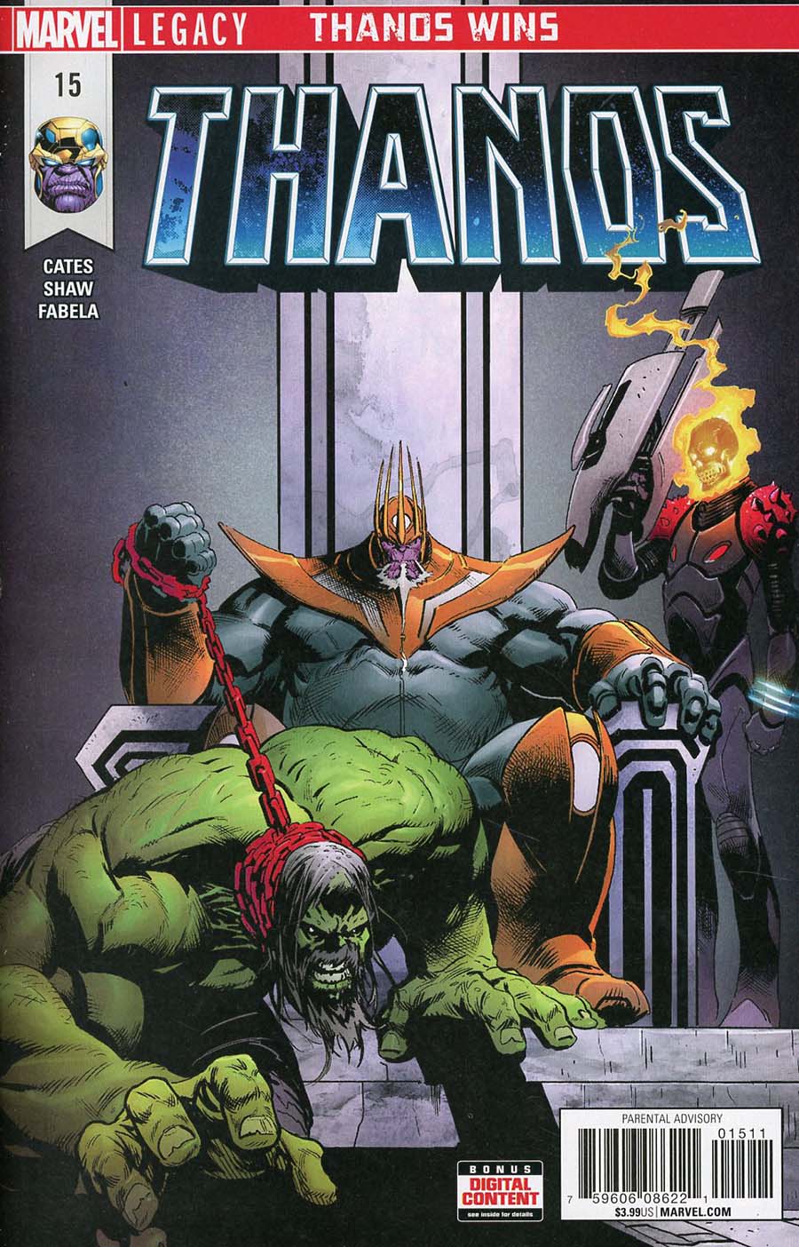 Thanos Vol 2 #15 Cover A 1st Ptg (Marvel Legacy Tie-In)