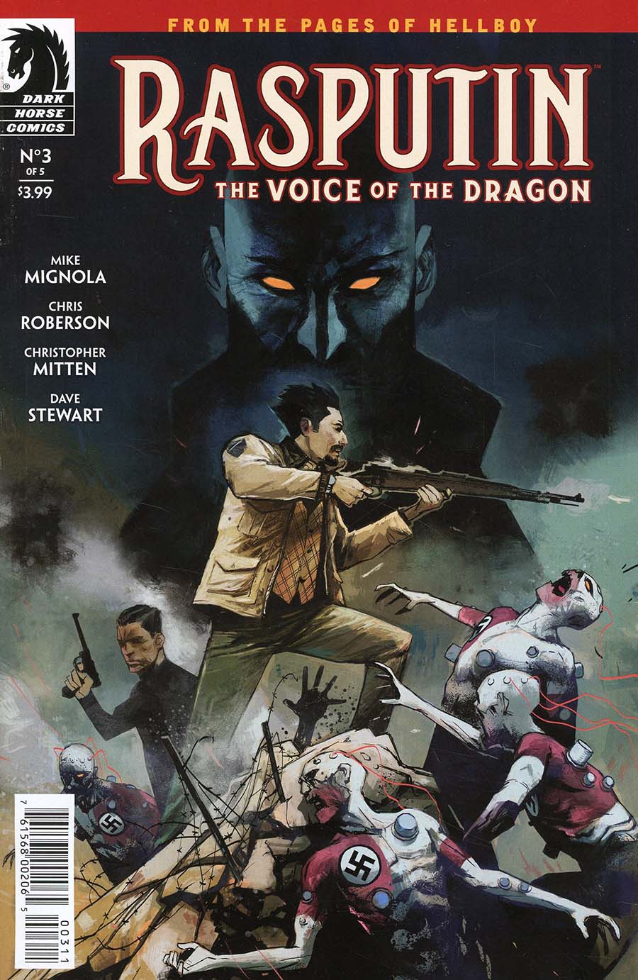 Rasputin Voice Of The Dragon #3 Cover A Regular Mike Huddleston Cover