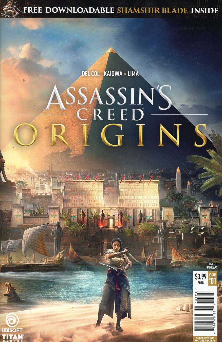 Assassins Creed Origins #1 Cover B Variant Game Art Cover
