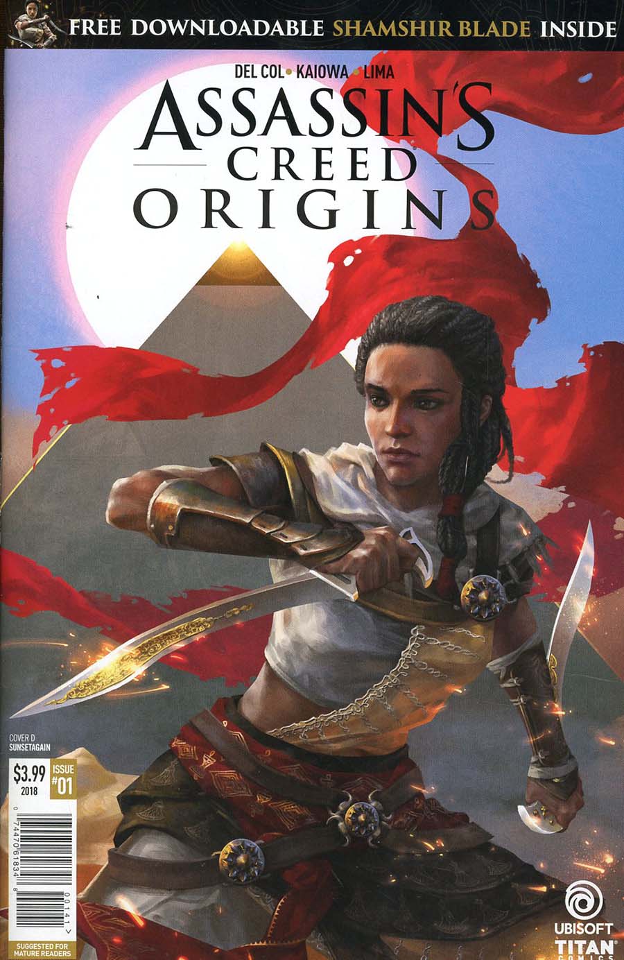 Assassins Creed Origins #1 Cover D Variant Sunsetagain Cover