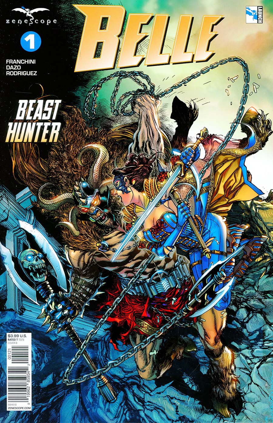 Grimm Fairy Tales Presents Belle Beast Hunter #1 Cover B Harvey Tolibao