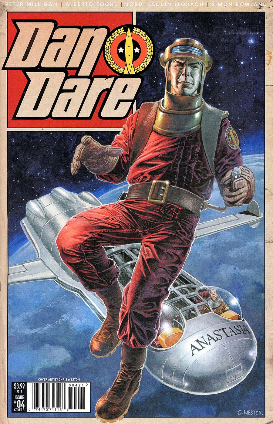 Dan Dare Vol 2 #4 Cover B Weston