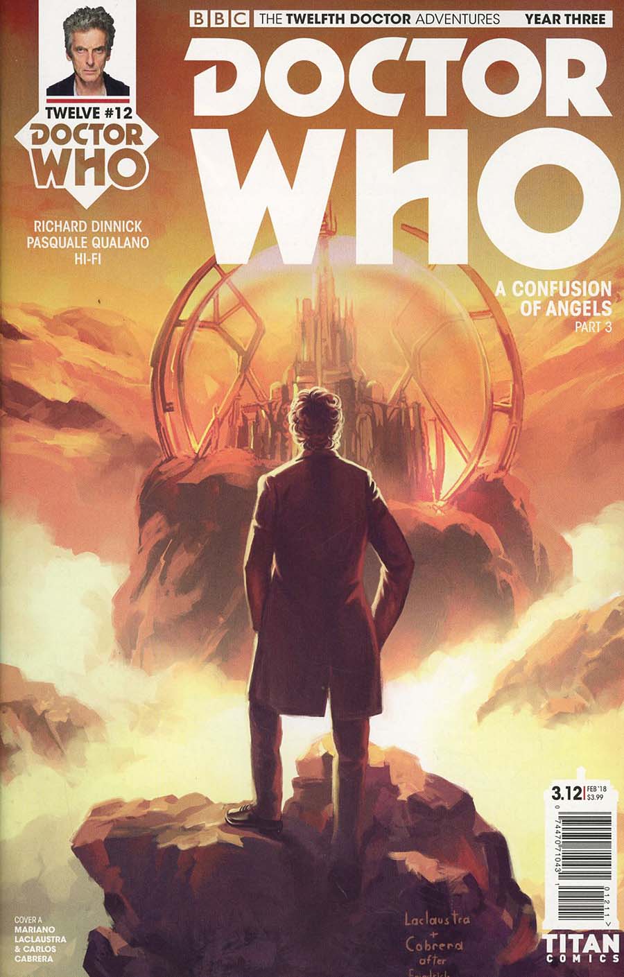 Doctor Who 12th Doctor Year Three #12 Cover A Regular Mariano Laclaustra Cover