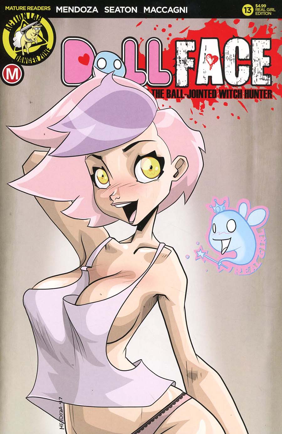 Dollface #13 Cover E Variant Dan Mendoza Real Girl Cover