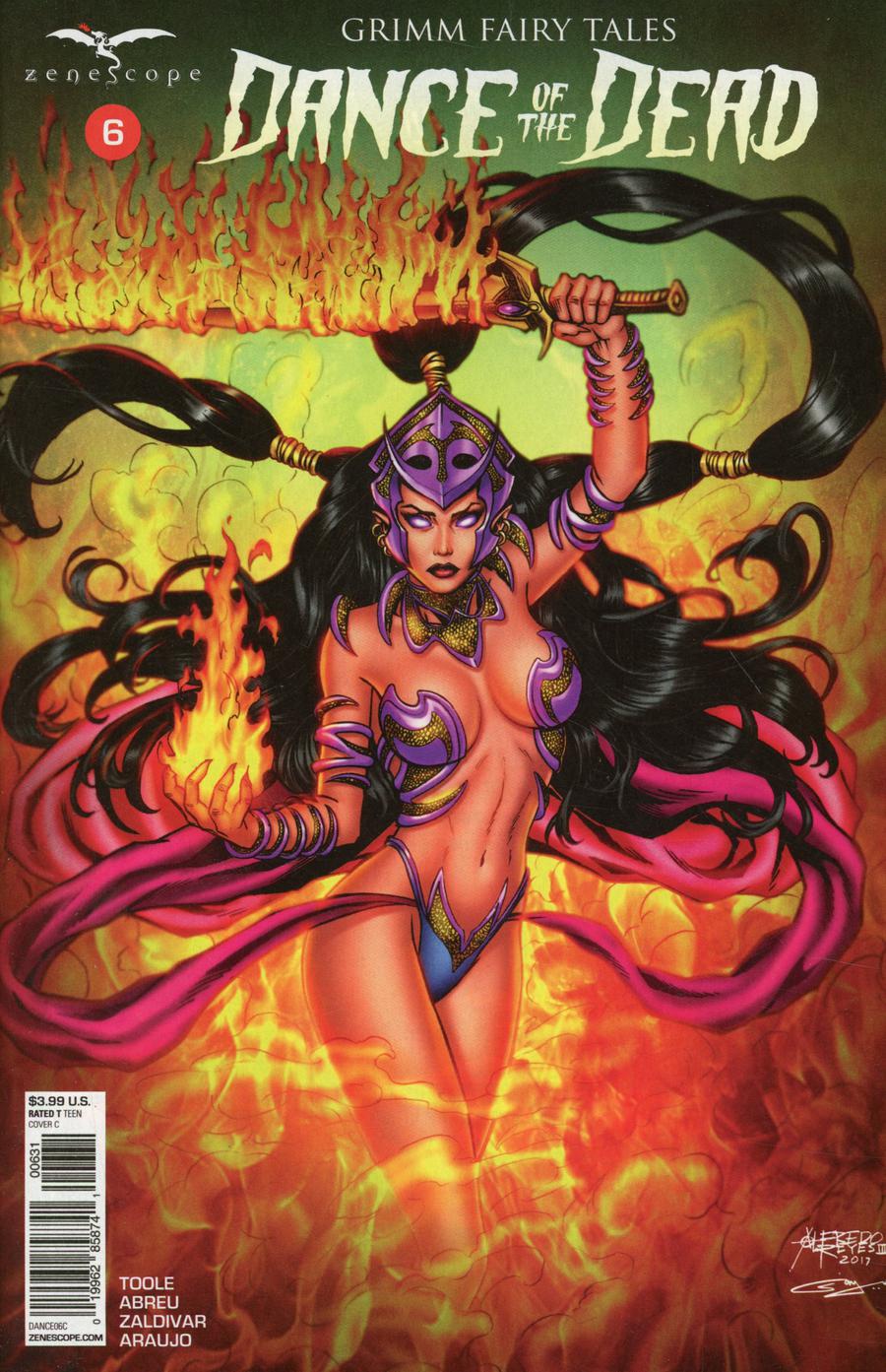 Grimm Fairy Tales Presents Dance Of The Dead #6 Cover C Alfredo Reyes