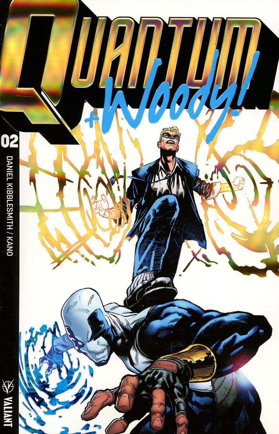 Quantum & Woody Vol 4 #2 Cover B Variant Geoff Shaw Extreme Ultra-Foil Cover