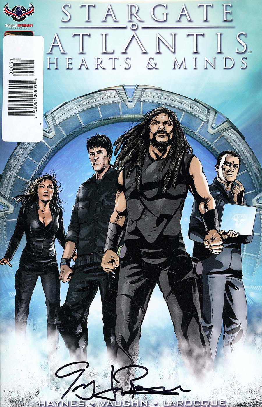 Stargate Atlantis Hearts & Minds #1 Cover E Signed By Greg LaRocque