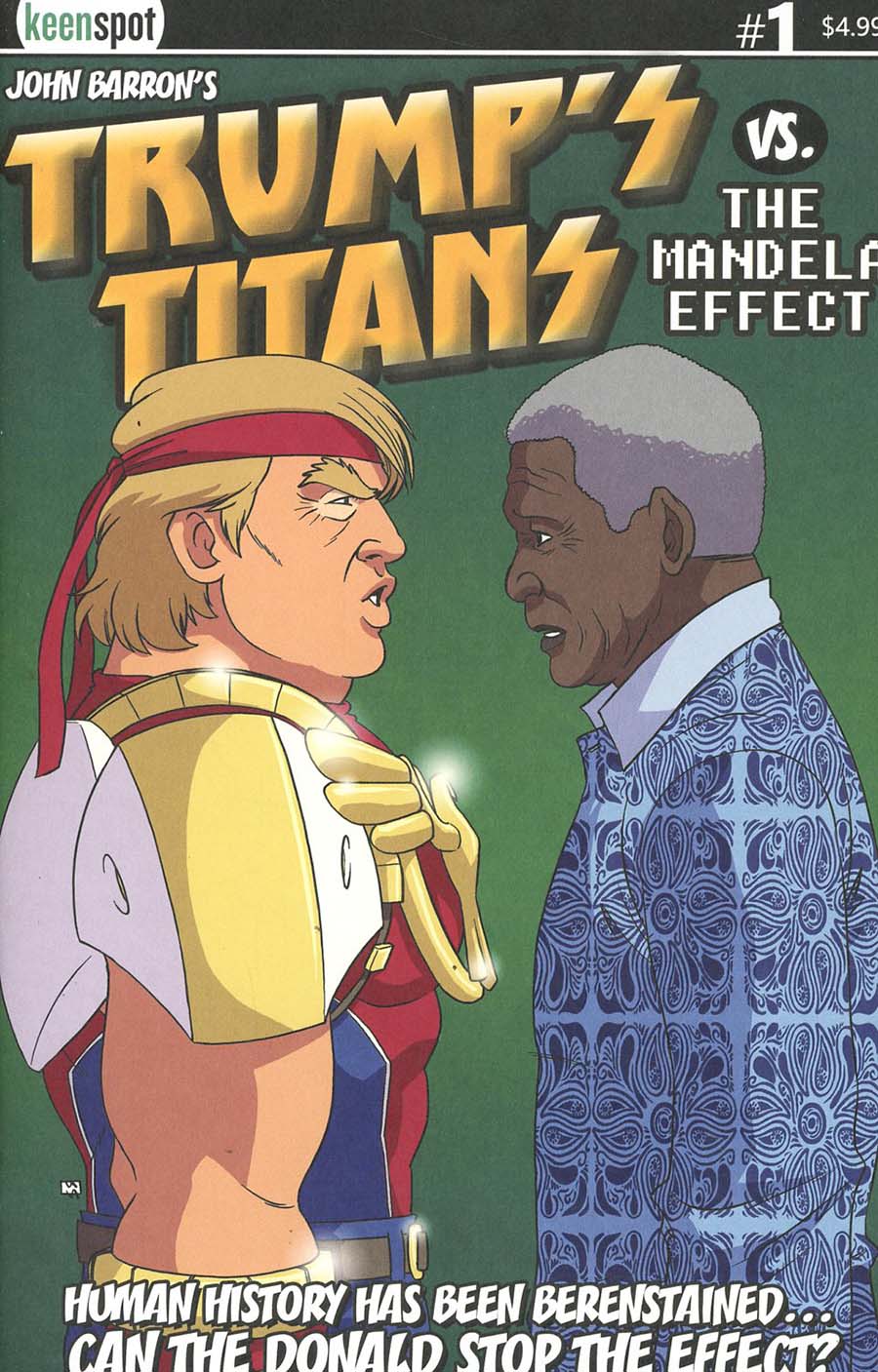 Trumps Titans vs The Mandela Effect #1 Cover A Regular Nelson Mandela Cover