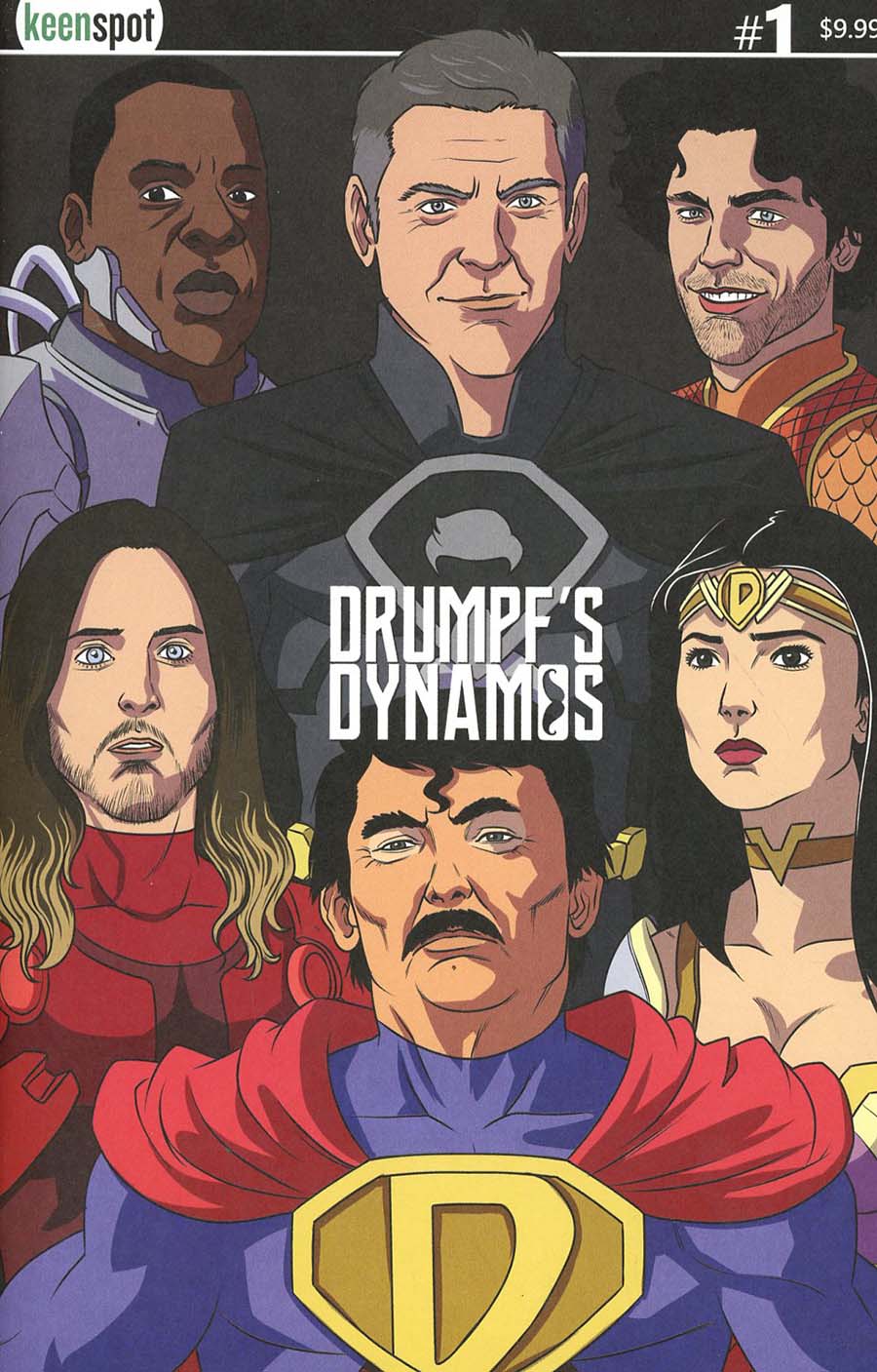 Trumps Titans vs The Mandela Effect #1 Cover C Variant Drumpfs Dynamos Cover