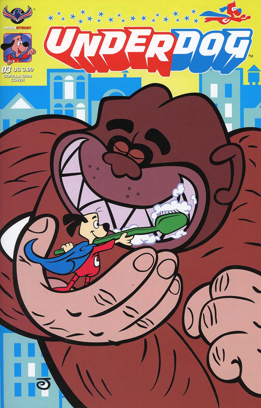 Underdog (American Mythology) #3 Cover C Variant Jeff Scherer Gorilla Grin Cover