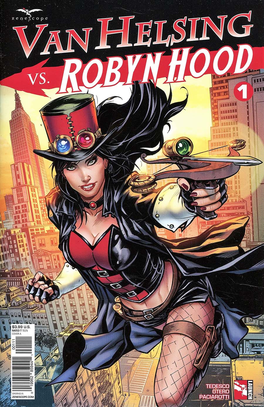 Grimm Fairy Tales Presents Van Helsing vs Robyn Hood #1 Cover A Riveiro