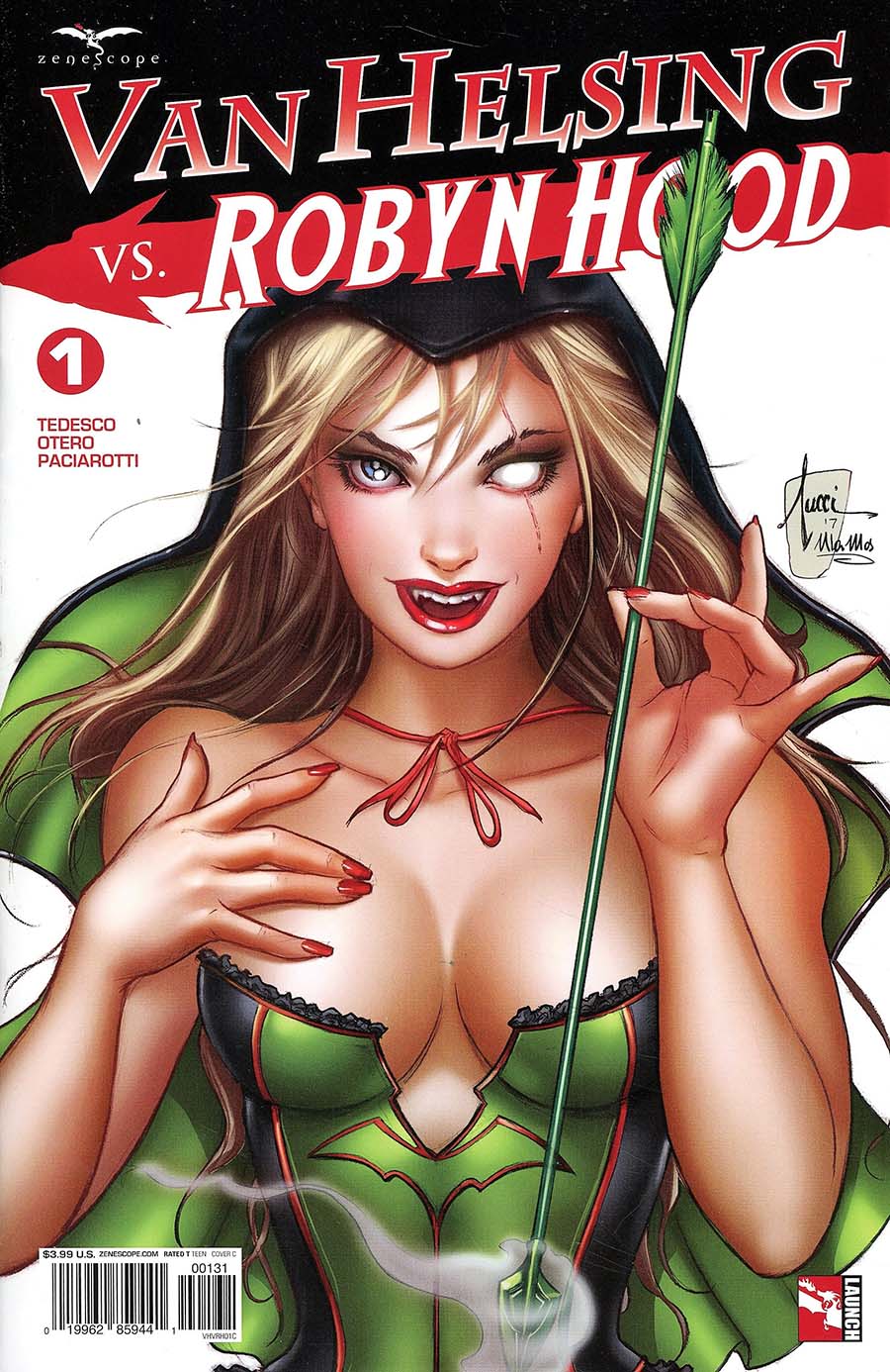 Grimm Fairy Tales Presents Van Helsing vs Robyn Hood #1 Cover C Billy Tucci