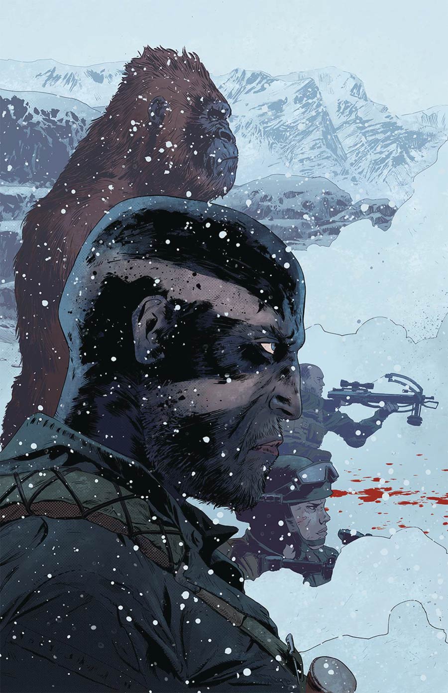 War For The Planet Of The Apes #1 Cover D SDCC Exclusive Robert Sammelin Variant Cover