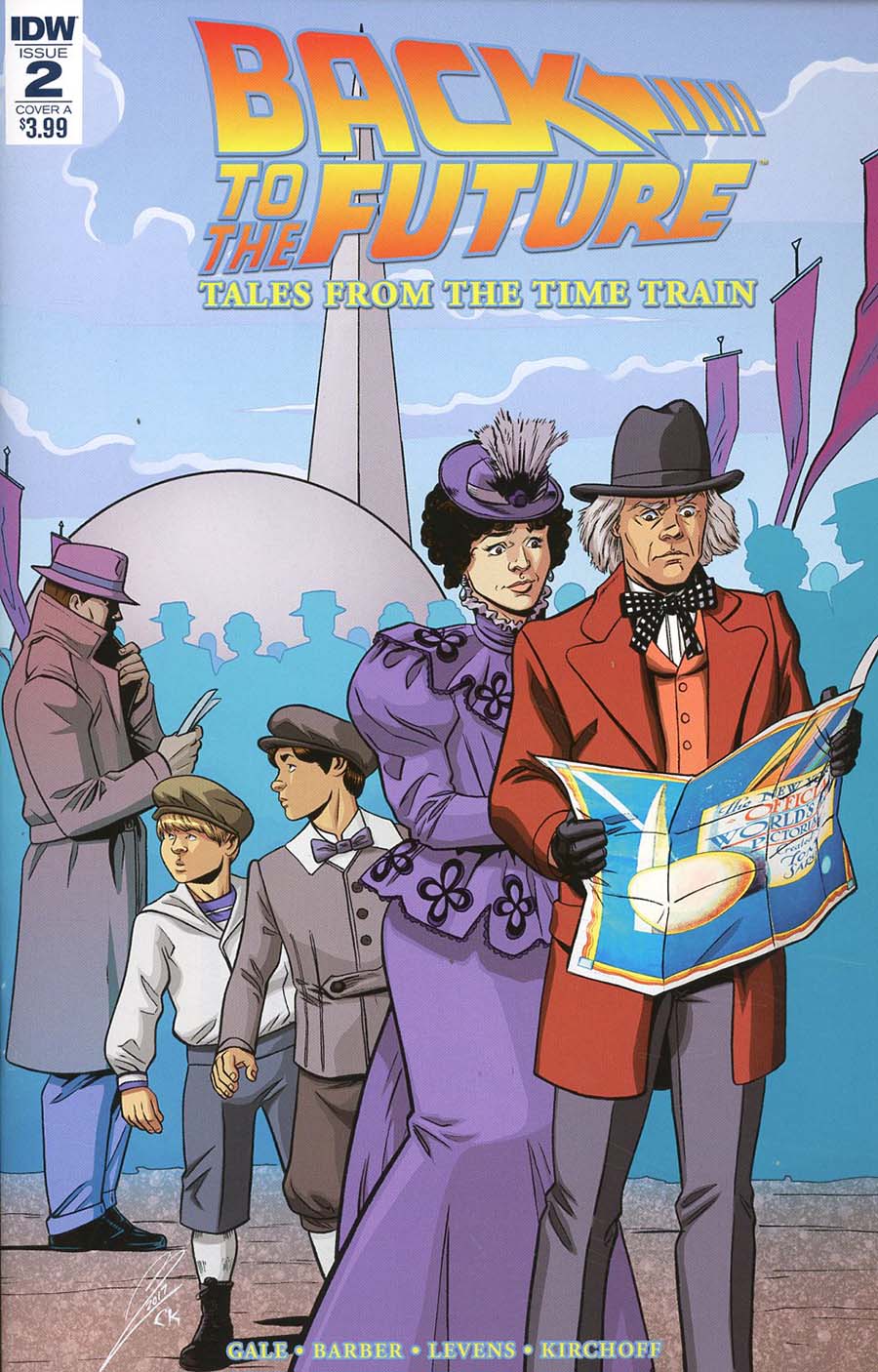Back To The Future Tales From The Time Train #2 Cover A Regular Megan Levens Cover
